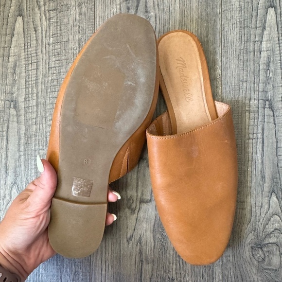 Madewell The Cory Mule in Leather- English Saddle- Size 8 - Picture 4 of 4